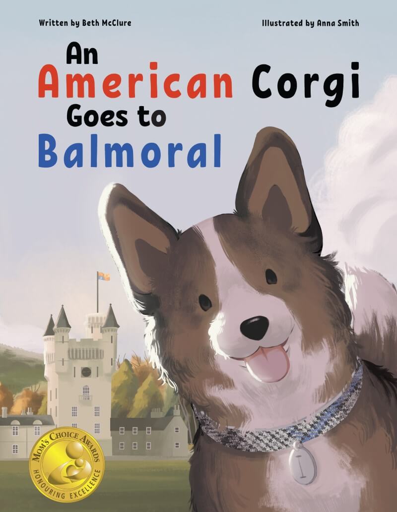 Cover artwork for "An American Corgi Goes to Balmoral"